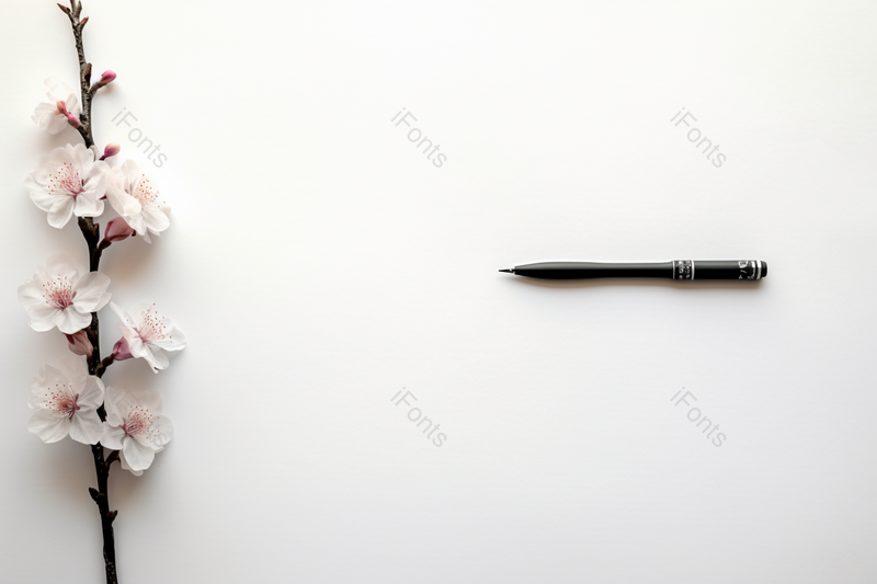 花朵水墨中国风传统艺术简约背景,高清,摄影图,摄影图片,图片大全,摄影图免费下载